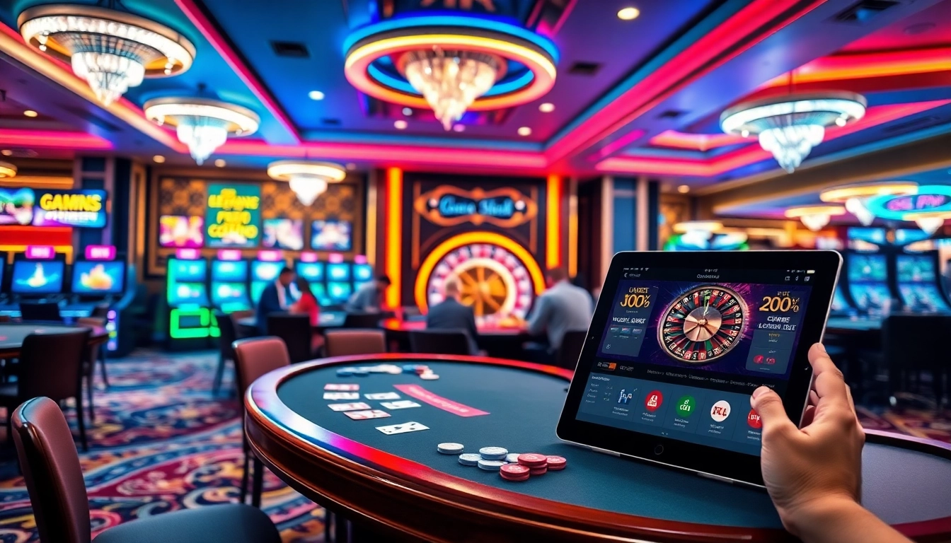 Experience high-stakes thrills at https://s666hn.com/ with vibrant casino scenes featuring poker and roulette.
