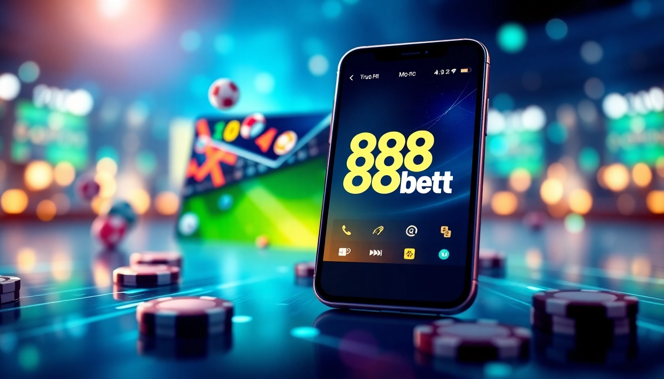Vibrant interface of 888b.bet showcasing diverse online betting options.