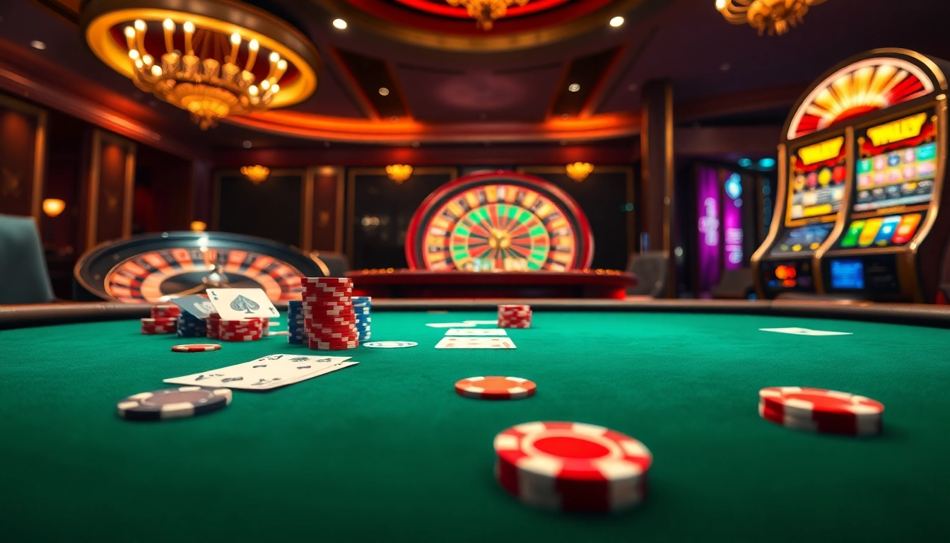 Playing cards and vibrant chips at a poker table at https://ta88.de.com/ invite gamblers to experience the excitement.