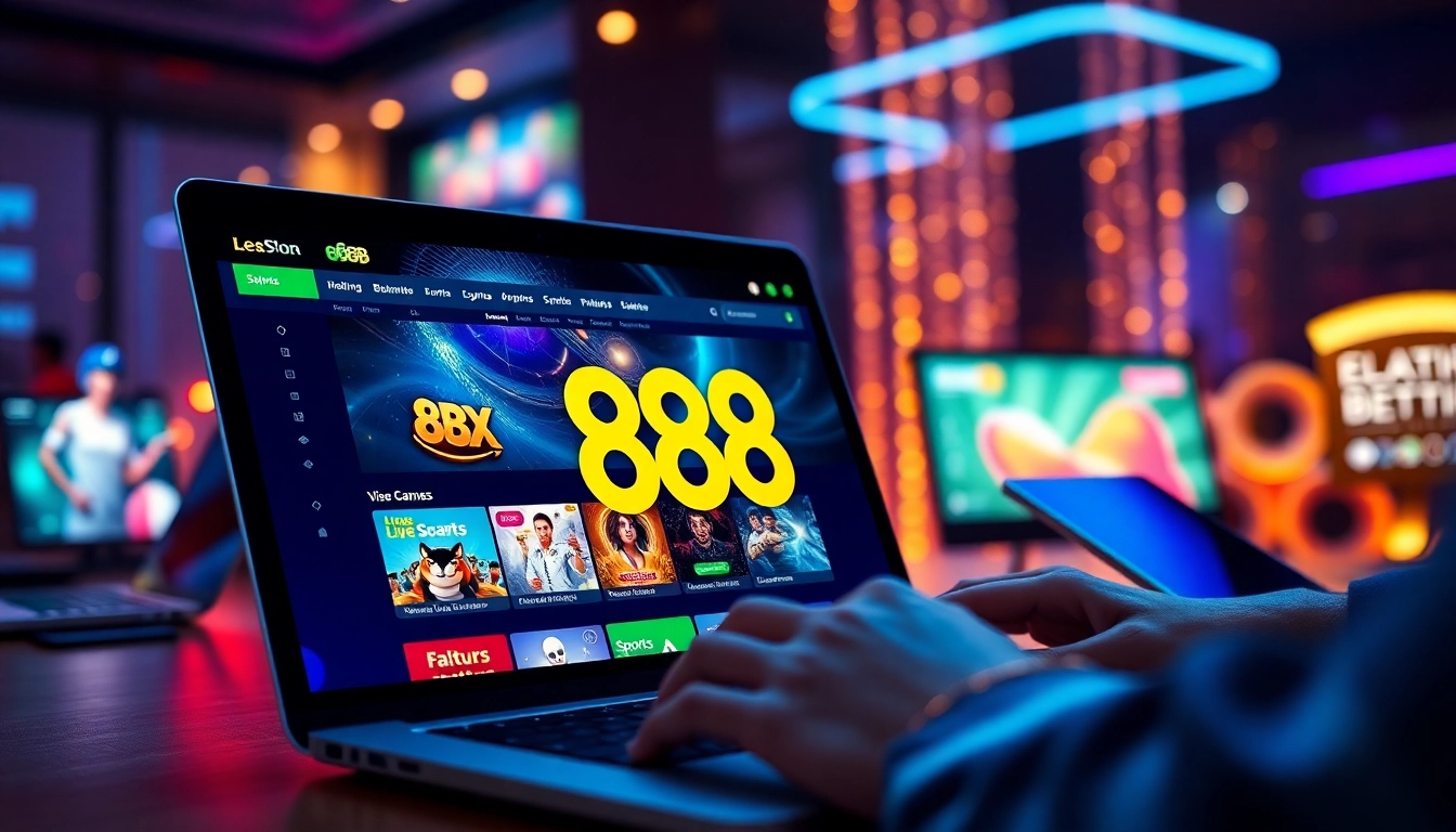Engaging user experience on 888b.rodeo with vibrant online betting interface.