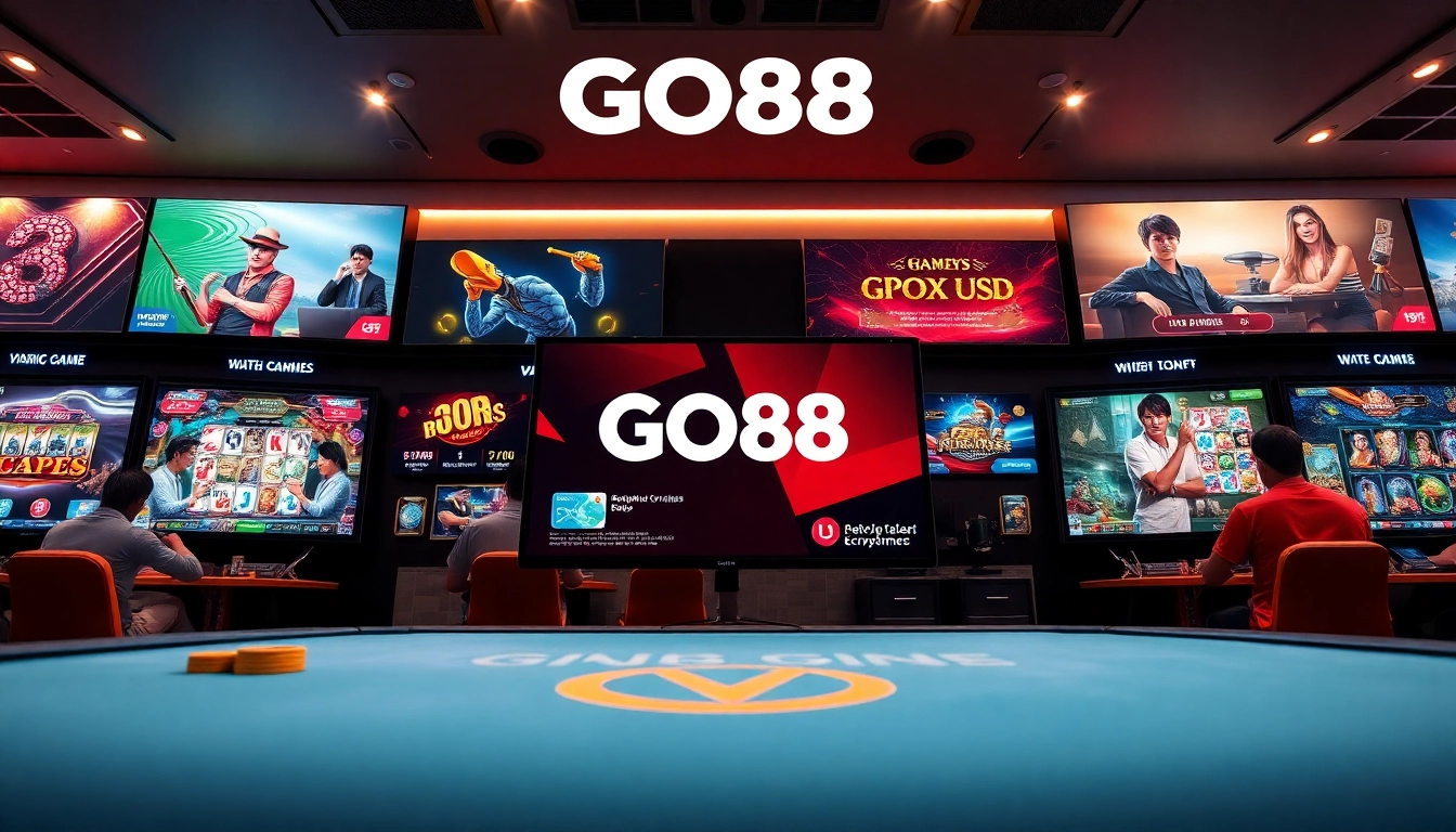GO88 online gaming interface featuring various games and promotional offers, highlighting dittytalk.com.